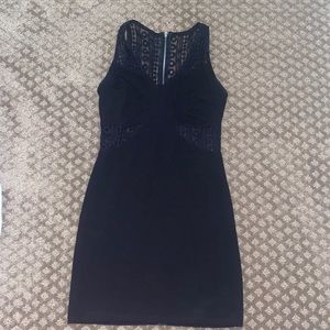Black mini dress